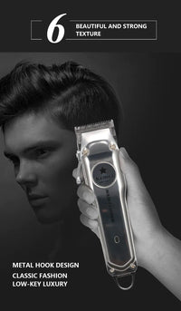 Kemei Rechargeable Electric Hair Clipper for Men